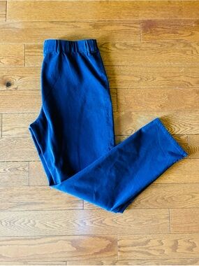 Halston Heritage Navy Pants with Stretch Waist